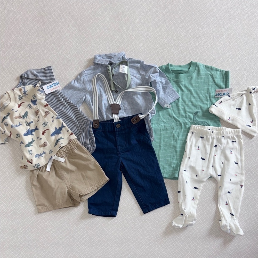 Lot of New Carter's Kids Boys Outfits